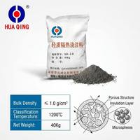 Poudre isolante thermique réfractaire légère Huaqing, silice à composition personnalisée pour four rotatif à ciment