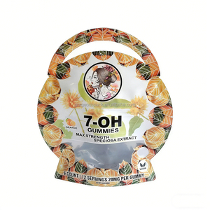 Bolsa de Plástico Mylar Personalizada de 1 lb (1 Libra) con Logotipo Impreso, Acabado Mate, Forma Cali Edibles, Troquelada, a Prueba de Olores, con Caja - Product Image 4