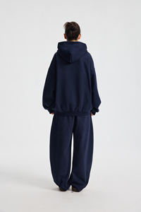 Conjunto de Sudadera con Capucha Extra Grande Unisex de Alta Calidad, 430 g/m², Felpa, Estampado en Relieve 3D, Ropa Casual para Hombre y Mujer - Product Image 4