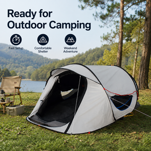Tente instantanée automatique imperméable anti-UV avec poteaux <span class=keywords><strong>en</strong></span> fibre de verre <span class=keywords><strong>pour</strong></span> les <span class=keywords><strong>vacances</strong></span> <span class=keywords><strong>en</strong></span> <span class=keywords><strong>famille</strong></span>, le <span class=keywords><strong>camping</strong></span> <span class=keywords><strong>en</strong></span> plein air et la plage - Product Image 3