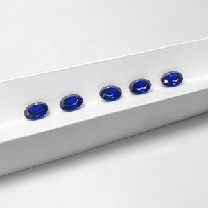 Goldstones Đồ Trang Sức Hình Bầu Dục Cắt Phòng Thí Nghiệm Grown <span class=keywords><strong>Blue</strong></span> Sapphire Tất Cả Các Kích Cỡ Lỏng Đá Quý Lỏng Phòng Thí Nghiệm Royal <span class=keywords><strong>Blue</strong></span> Sapphire Cho Thiết - Product Image 5