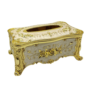 Hot Bán Châu Âu Khăn Giấy Hộp Hộ Gia Đình Khách Sạn Phòng Khách Sang Trọng Mô Hộp Với Hoa Hồng Mô Hình - Product Image 6