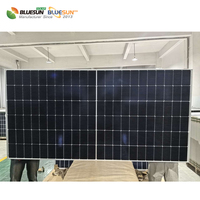 Panel surya dua wajah 610W penggunaan di rumah