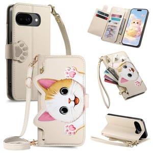 Funda Protectora para Teléfono con Diseño de Gato 3D para Google <span class=keywords><strong>Pixel</strong></span> 11 <span class=keywords><strong>Pro</strong></span>/11 <span class=keywords><strong>Pro</strong></span> XL, Funda con Ranuras para Tarjetas - Product Image 3