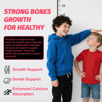 Gummies multivitaminées au calcium pour enfants, très vendues, avec biotine et vitamine C pour une absorption accrue du calcium, comprimés mous