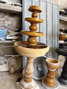 น้ำพุน้ำกลางแจ้งรูปปั้นหินอ่อนแกะสลักด้วยมือหินธรรมชาติตกแต่งบ้านตกแต่งกลางแจ้งหรูหราทันสมัย - Product Image 2