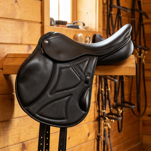 Premium Handmade Customizable Jumping Dressage Saddle Comfortable Genuine Leather <b>Tree</b> English Equestrian Perfect Fit Riders - Product Image 3