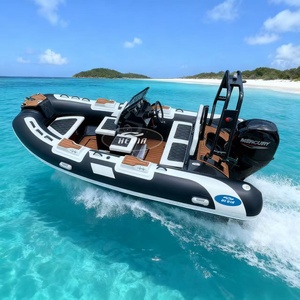 Bateau pneumatique <span class=keywords><strong>semi</strong></span>-<span class=keywords><strong>rigide</strong></span> de luxe Hedia Factory, capacité 7 personnes, 14 pieds, coque <span class=keywords><strong>semi</strong></span>-<span class=keywords><strong>rigide</strong></span> <span class=keywords><strong>420</strong></span>, bateaux pneumatiques économiques - Product Image 4