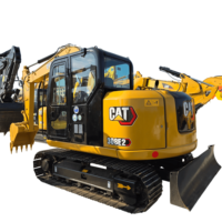 Mini-excavatrice hydraulique d'occasion CAT 308E2, 7 tonnes, pour travaux de construction