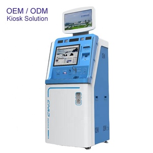 Terminal des <span class=keywords><strong>affaires</strong></span> gouvernementales à double écran de 21.5 pouces Kiosque d'enregistrement en libre-service Kiosque de paiement Accepteur d'espèces - Product Image 2