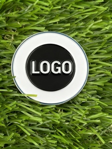 Direkt vom Hersteller: Individuelle Runde Magnetische Metall-Pokerchip Golfball-Marker, Hochzeitsgeschenk, Namensschild-Anhänger, Geringe Mindestbestellmenge - Product Image 2