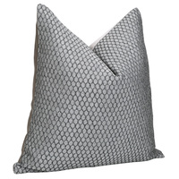 Coussins décoratifs de luxe modernes de haute qualité couvre 18x18 coussins gris argent pour coussins carrés de lit de canapé