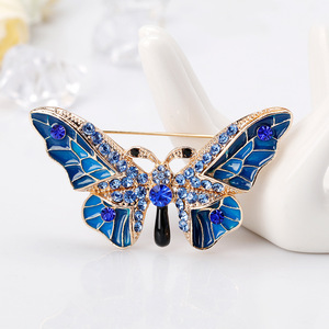 <span class=keywords><strong>Broche</strong></span> de Alta Calidad, Accesorios de Moda, Estilo Real, <span class=keywords><strong>Broche</strong></span> Doble con Gema de Mariposa - Product Image 4