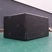 Tente de projection gonflable de haute qualité, imperméable et résistante aux intempéries, pour simulateur de golf, avec pompe électrique, hauteur 8-10 pieds