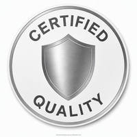 Etiquetas Circulares de Vinilo de Calidad Certificada con Código de Barras, Etiquetas Destructibles Anti-Pelado para Certificación de Equipos