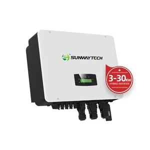Sunwy 5KVA 10kva 12 킬로와트 15kva 태양 하이브리드 인버터 충전기 48V 배터리 충전 20 킬로와트 30000w 태양 인버터