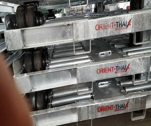 7T Aircraft <span class=keywords><strong>GSE</strong></span> Container <span class=keywords><strong>Dolly</strong></span> Airport Pallet Aviation <span class=keywords><strong>Dolly</strong></span> para transporte especial - Product Image 3