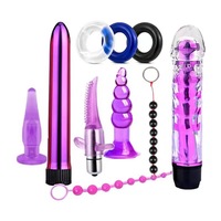 Kit de 10 Plugs Anaux pour Adultes – Perles d'Entrée Postérieure – Aides à la Masturbation Féminine – Accessoires Érotiques pour Couples – Sensation Réelle