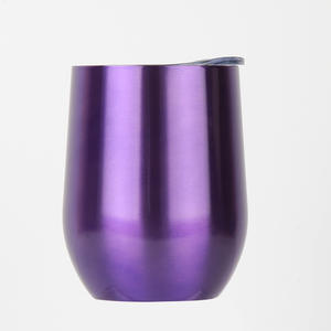 Logo Kustom 360Ml Cangkir Tumbler Berbentuk Telur Kosong Stainless Steel Logam Vakum Dalam Jumlah Besar - Product Image 6