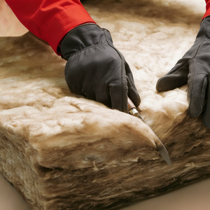 Couverture en laine de verre brun bio-sourcée et sans formaldéhyde et isolant en fibre de verre pour l'<span class=keywords><strong>isolation</strong></span> des maisons et des appartements - Product Image 3