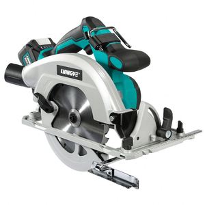 Large Professional Industrial Grade Long Cuts 7-1/4 Inch Battery-Powered Circular <b>Saw</b> 65mm Cutting Depth Laser Guide Brushless - Product Image 1