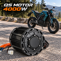 Moteur de moto électrique QSMOTOR 138 à couple élevé, 4000W, moteur PMSM à entraînement central pour scooter, vélo électrique, moto tout-terrain