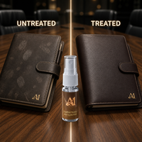 Essence Rénovatrice pour Cuir Industriel Écologique A1, Formule Modifiée Invisible Nano Micro-silice Céramique Vert Pastel