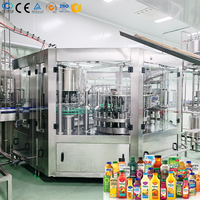 Ligne de production automatique de jus d'orange frais, ligne de production de jus pasteurisé industrielle
