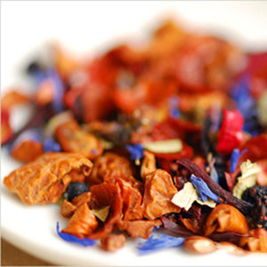 Thé en vrac mélangé aux fruits et aux fleurs Crème Thé aux myrtilles Hibiscus Raisins secs Menthe Bleuet Thé mixte détox amincissant - Product Image 6