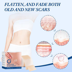 Plester penghilang bekas luka silikon, perekat penghilang bekas luka tahan air & dapat digunakan kembali, bagian C, Jerawat, perbaikan bekas luka Keloid - Product Image 6