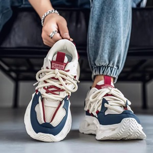 Men's Casual Walking style shoes Shoes 2026 New Mesh Breathable <b>height</b> <b>Increasing</b> Shoes Trendy Sports Leisure Running Shoes - Product Image 4