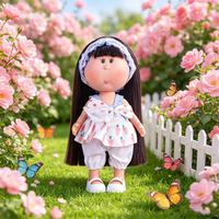 Poupée pomme de terre Kawaii de 24 cm, 3 styles de tenues interchangeables, cheveux longs et soyeux, poupée en vinyle à habiller, jouet de collection, cadeau d'anniversaire pour filles