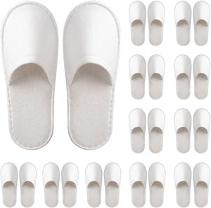 Pantuflas Desechables de 6 mm de Grosor, Antideslizantes, Cerradas, para Hombres y Mujeres, para Viajes, Fiestas, Hoteles y Spa - Product Image 1