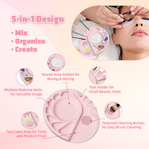 Paleta <span class=keywords><strong>de</strong></span> Mezcla <span class=keywords><strong>de</strong></span> Maquillaje, Accesorios <span class=keywords><strong>de</strong></span> Belleza, Paleta <span class=keywords><strong>de</strong></span> Mezcla para Cosméticos y Arte <span class=keywords><strong>de</strong></span> Uñas, Venta Caliente en TikTok - Product Image 2