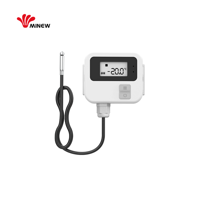 industrial iot temp and humidity meter smart portable wireless bluetooth ble data logger temperature sensor with probe