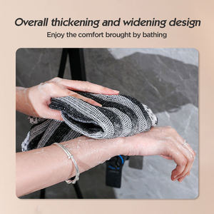 Bathing Towel Korean Style for Body Cleaning Rubbing Washcloth Bath Nylon Towel Brush for <strong>Back</strong> Towels Exfoliating <strong>Scrub</strong> - Product Image 3