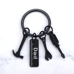 Llavero con Herramientas de Metal para el Día del Padre, Martillo, Destornillador, Llave Inglesa, Grabado Personalizado - Product Image 2