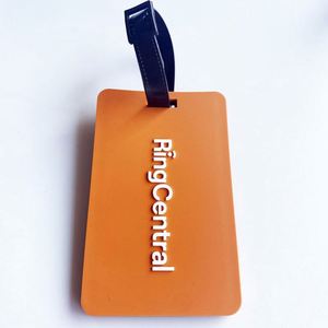 2022 High Quality OEM Custom 3D Soft <b>Silicone</b> Luggage Tag <b>Rubber</b> Bag Tag Pvc Luggage Tag - Product Image 1