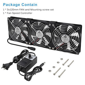 مروحة تبريد محورية 12 فولت بتيار مستمر بدون فرش من من من من من من من من من من من نوع x x x x 25 بوصة مبرد قوي عالي السرعة - Product Image 6