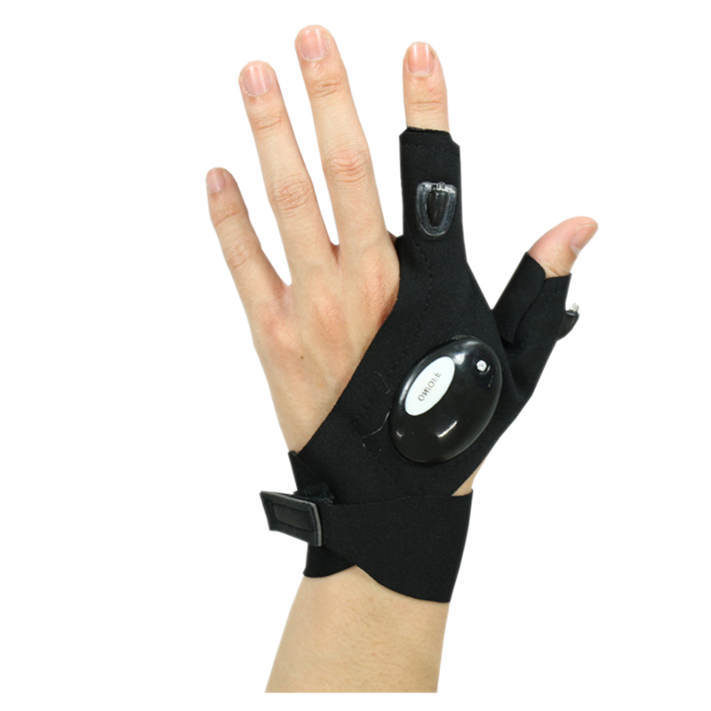 Mokalaka Guantes De Linterna LED Para Hombres Rellenos De Calcetines Para Hombres Luces De Dedo De Trabajo Recargables Accesorios Geniales
