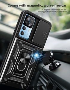 เคสโทรศัพท์มีห่วงป้องกันสำหรับ Xiaomi <span class=keywords><strong>Mi</strong></span> 12T/13Pro/poco M5 redmi A1โน๊ต12pro เปิดตัวเกราะสไลด์กล้องเต็มรูปแบบ - Product Image 4