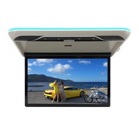 Stereo TV pintar Android Monitor Flip Overhead atap mobil 21.5/22 inci untuk Bluetooth WiFi USB 1080p MP5 Player LCD TFT IPS
