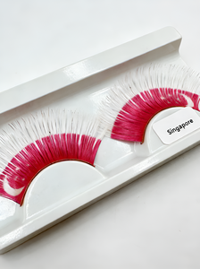 Faux cils motif drapeau national Coupe du Monde, vente chaude, cils 3D légers, vente en gros en stock pour fournisseurs de maquillage - Product Image 5