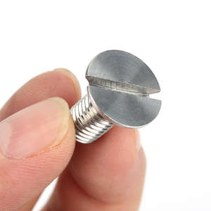 Tornillo de Cabeza Plana Avellanada Ranurada de Acero Inoxidable 304 de Precisión <span class=keywords><strong>DIN</strong></span> 963, Tornillo Métrico para Máquina - Product Image 1