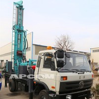 APCOM Foreuses de Puits d'Eau Montées sur Camion 1000m Petites Foreuses Pneumatiques d'Occasion pour Sondage sur Camion
