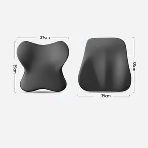 Car Memory Foam <b>Neck</b> <b>Pillow</b> & Lumbar Backrest Cushion RV Interior Accessory Headrest Cushion Protection - Product Image 6