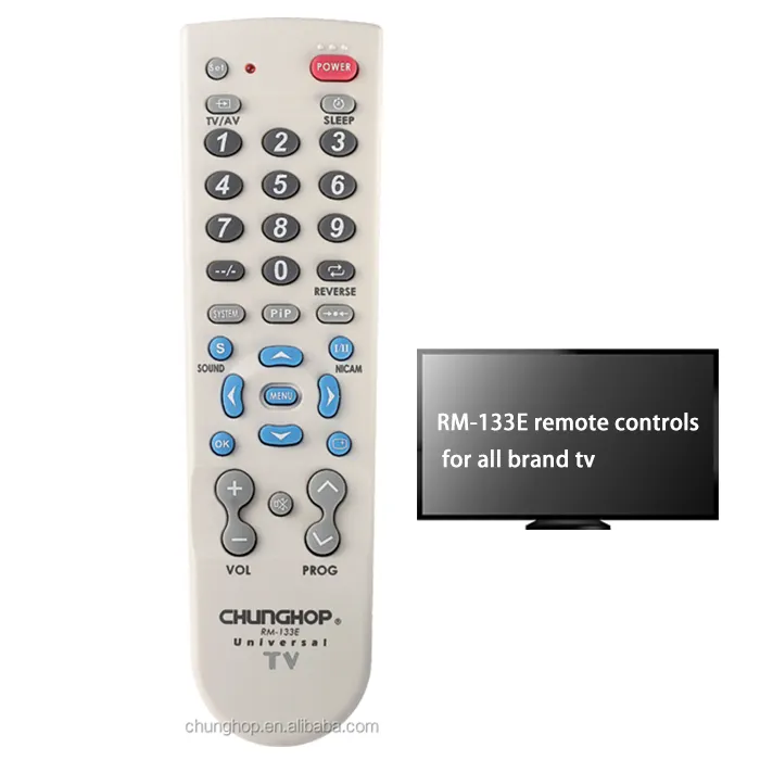 Chunghop RM-133E living room smart LCD/LED/TV/HDTV universal general remote control
