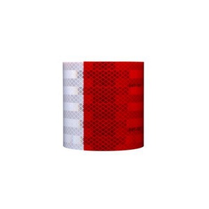 3M 983 DG nastro riflettente veicolo singolo lato materiale PVC adesivo acrilico bianco/rosso/giallo rosso e bianco scopo di adesione - Product Image 4