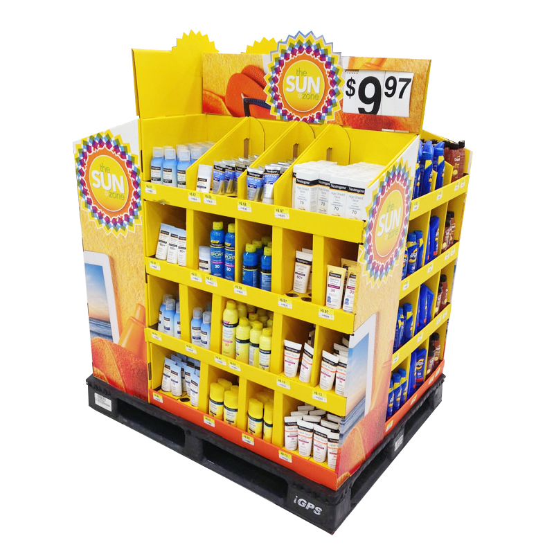 Custom Foldable Eco Friendly Cardboard Display
