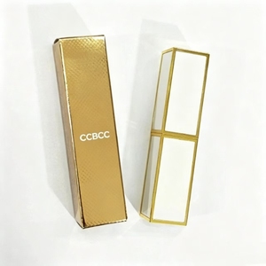 Ultra Shine Dewy <b>Lipstick</b> Creamy Non-drying Lip Tint Multiple Nude Pink Red Shades Golden Slim Square Tube Lip Cosmetic - Product Image 1